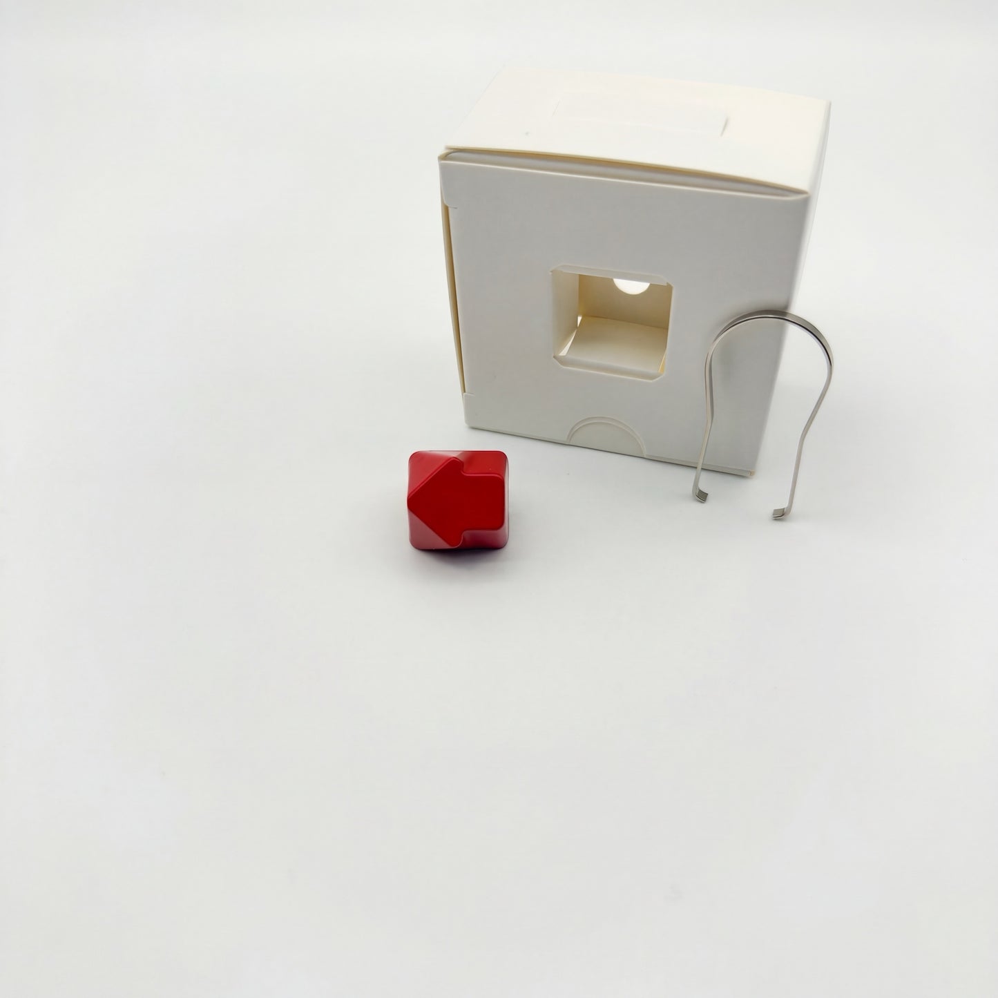 Arrow artisan keycap crimson red gift box set with wire keycap puller keyboard accessory