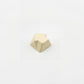 Arrow novelty keycap cream white side profile showing 3D relief sculpted arrow zinc alloy