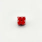 Hashtag artisan keycap red zinc alloy high gloss lacquer three quarter angle view