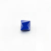 Lightning bolt artisan keycap cobalt blue zinc alloy painted finish three quarter angle