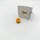 Moon artisan keycap golden yellow gift set with windowed box and wire keycap puller