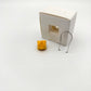 Star artisan keycap golden yellow gift set with windowed box and wire keycap puller