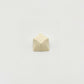 Sculpted star custom keycap cream white die-cast zinc alloy minimalist design front view